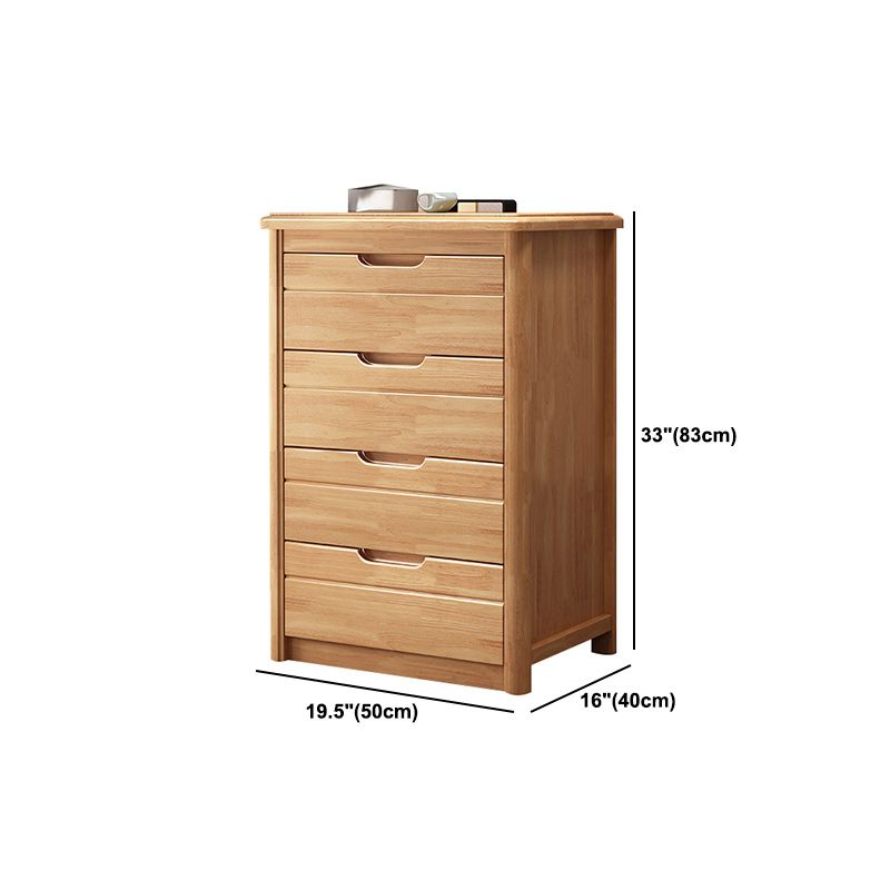 Walnut Modern & Contemporary Accent Chest Square Chest with Drawer