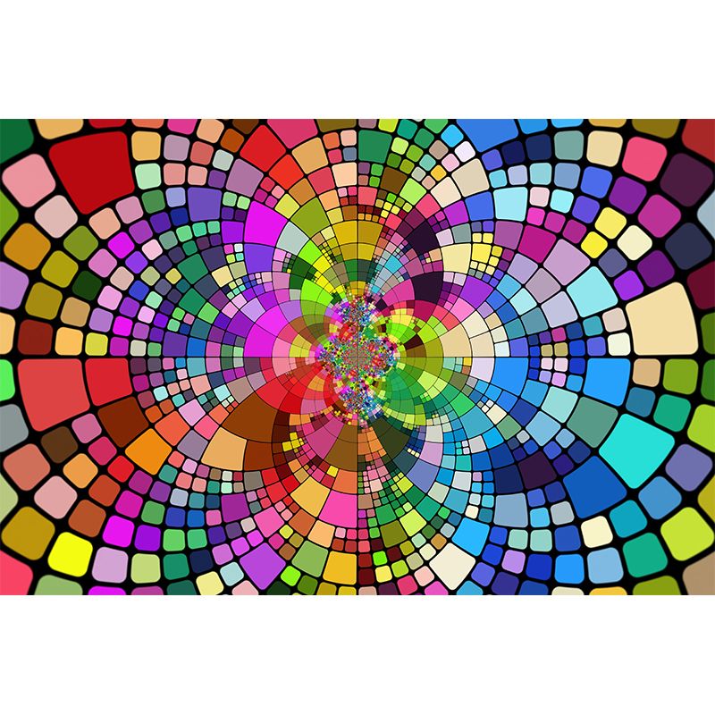 Decorative Geometry Photography Mural Wallpaper Living Room Wall Mural