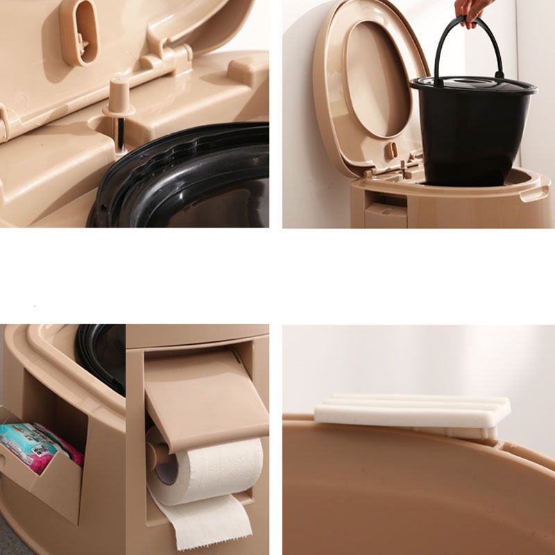 Modern Plastic Toilet Floor Mounted Toilet Bowl for Bathroom