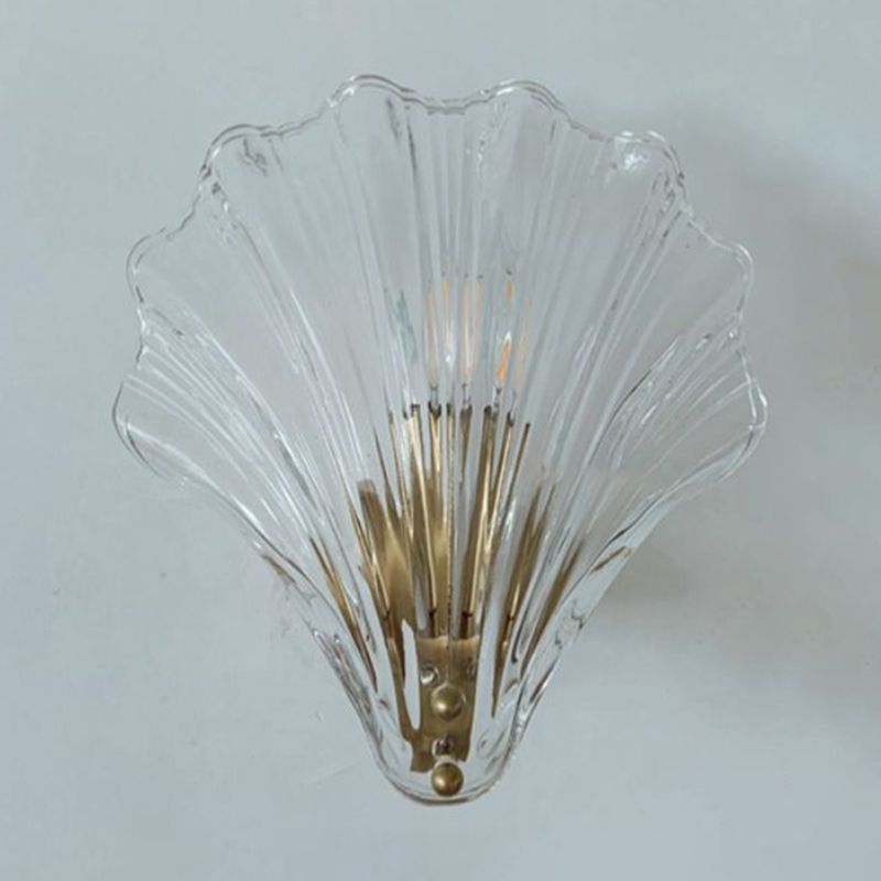 Glass Geometric Wall Sconce Lights Modern Style 1 Light Wall Mounted Lamps