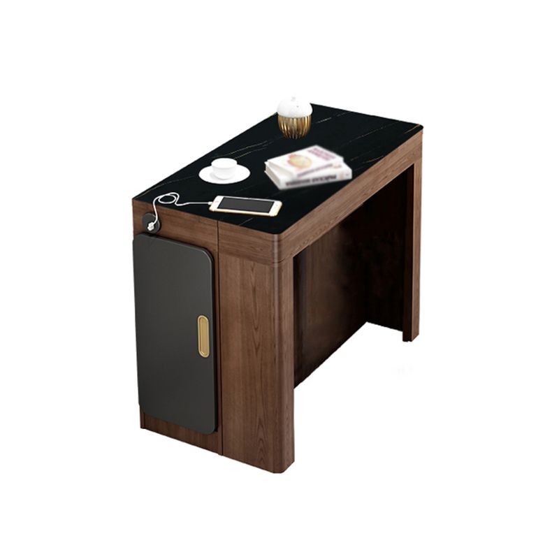 Contemporary Style Drop Leaf Dining Table Rectangle Table for Dining Room