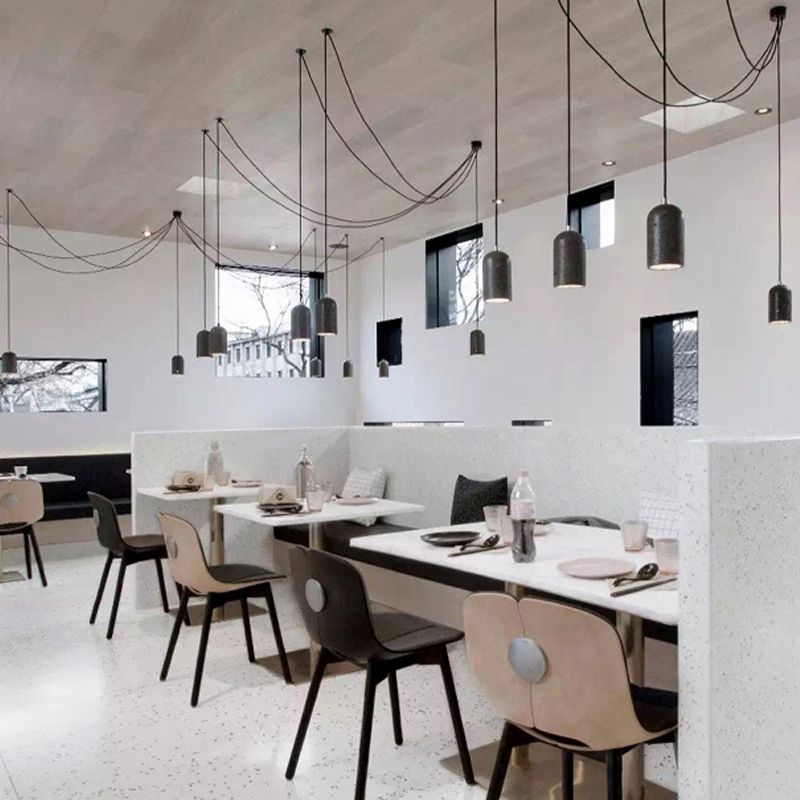 1 tête de pierre suspendue suspension moderne suspension suspension pour chambre à coucher