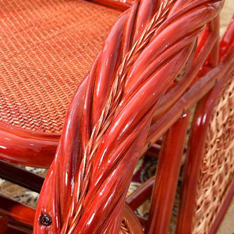 Modern Rocker Chair Pure Color Wooden Rocking Chair for Living Room