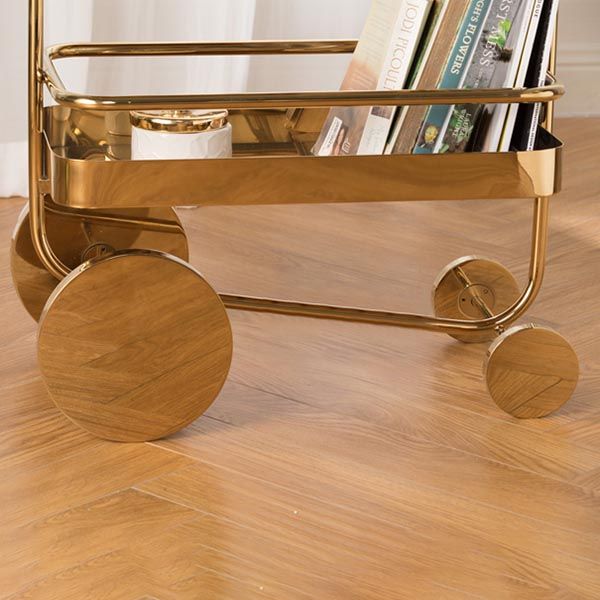 29.25" High Modern Style Prep Table Rolling Metal Prep Table for Home