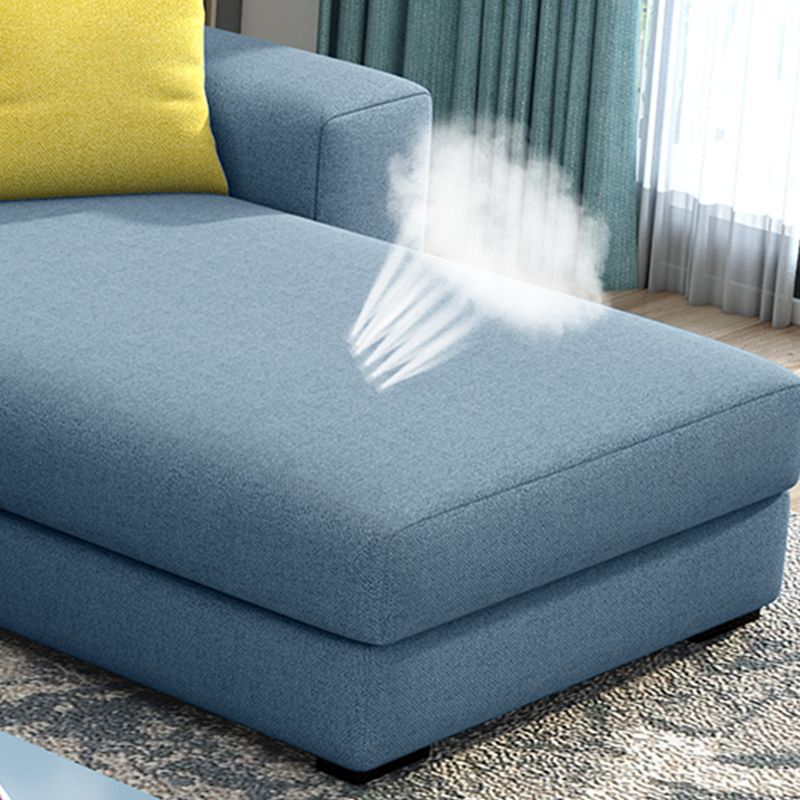 Removable Cushions Sectionals 27.56"High Square Arm Sectionals with Chaise