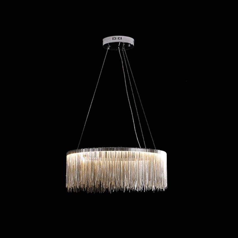 Postmoderne stijl Tassel kroonluchter licht Noordse minimalistische stijl hanglamp voor slaapkamer