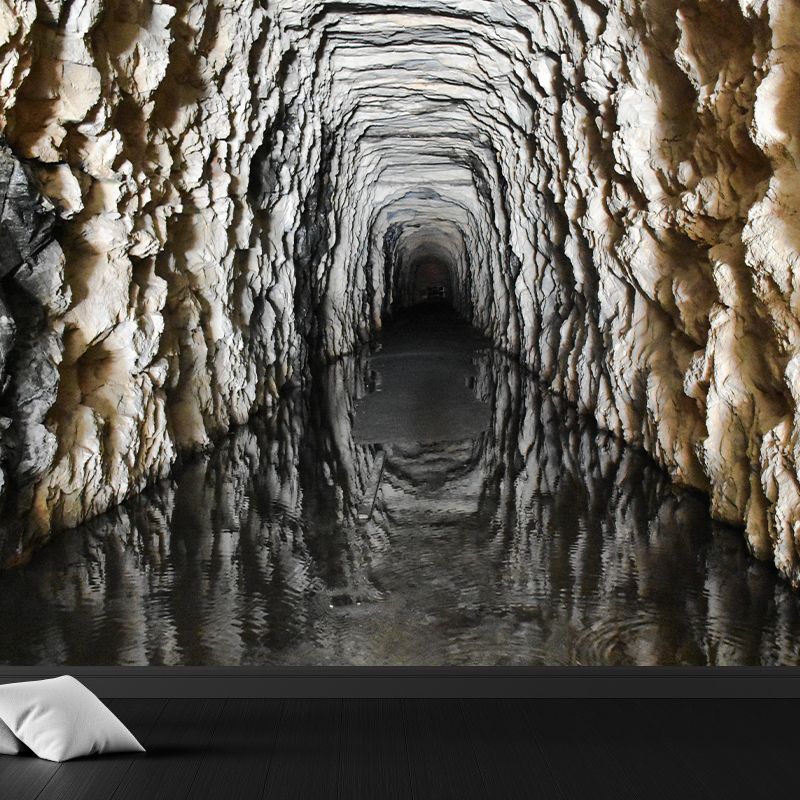 Mildew Resistant Tunnel Mural Wallpaper 3D Scene Wall Decor Bedroom Wall Murals