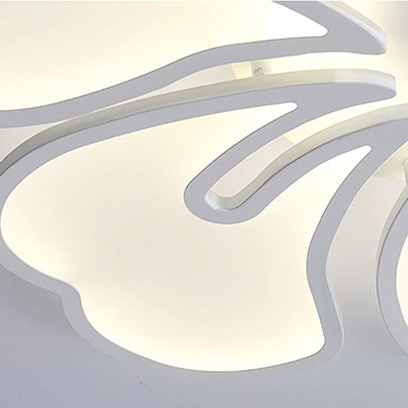 Plafonnier encastré contemporain en acrylique à 3/4/5 lumières pour chambre à coucher, lumière chaude/blanche/naturelle