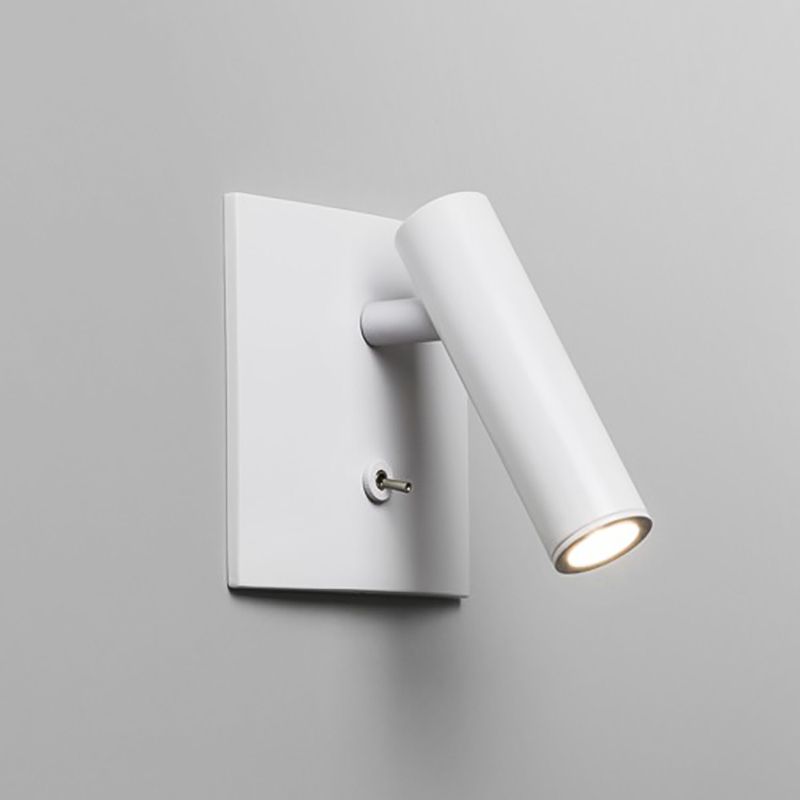 Modern Style Cylinder Wall Mounted Lamp Metal 1 Light Reading Wall Lamp
