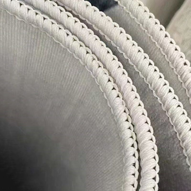 Sky Blue Abstract Pattern Rug Polyester Modern Rug Washable Rug for Living Room