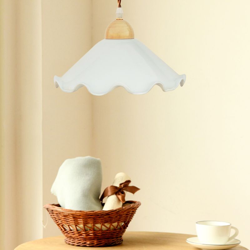 Schüsselform hängend Beleuchtung Industrial Style Glass 1 hängende Lampe für Veranda