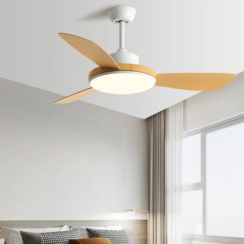 Unique Shape Ceiling Fan Light Kids Style Metal 1 Light Ceiling Fan Light Fixture