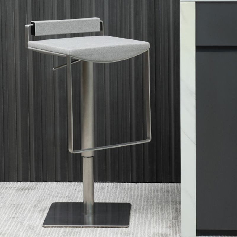 Industria Fabric Bar Stool Modern Low Back Counter Stool for Bristol