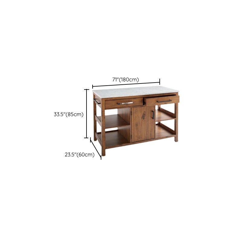 Dining Room Prep Table Modern Rectangular Wood Kitchen Island Table