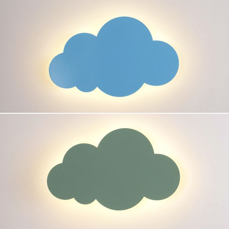 Wolkenwandhalterung Leuchte Einfachheit Metall Schlafzimmer Wandleuchte Beleuchtung