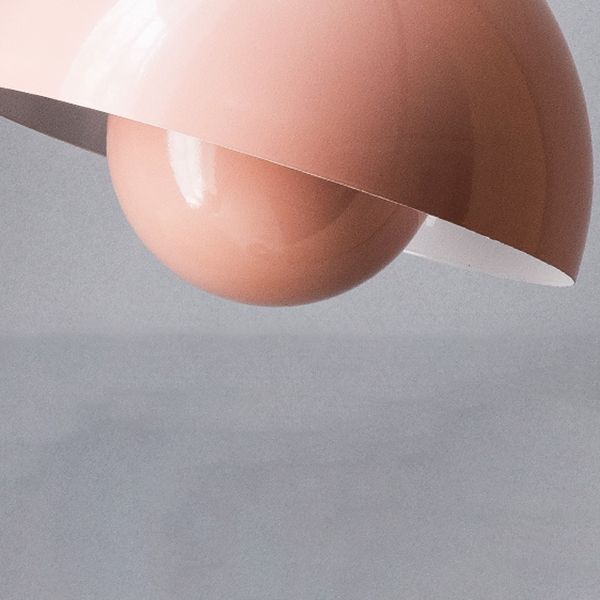 Metal Round Hanging Light Macarons nordiques 1 luminaires de suspension légère