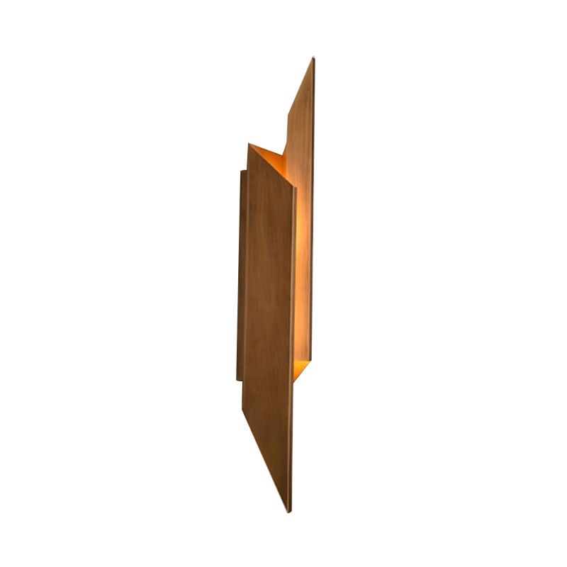 Wrapped Sconce Light Traditionary Metal 2 Bulbs Copper Wall Mounted Lamp for Bedside
