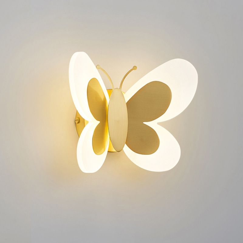1-Light Geometric Wall Sconce Light Modern Metal Wall Sconce Lighting