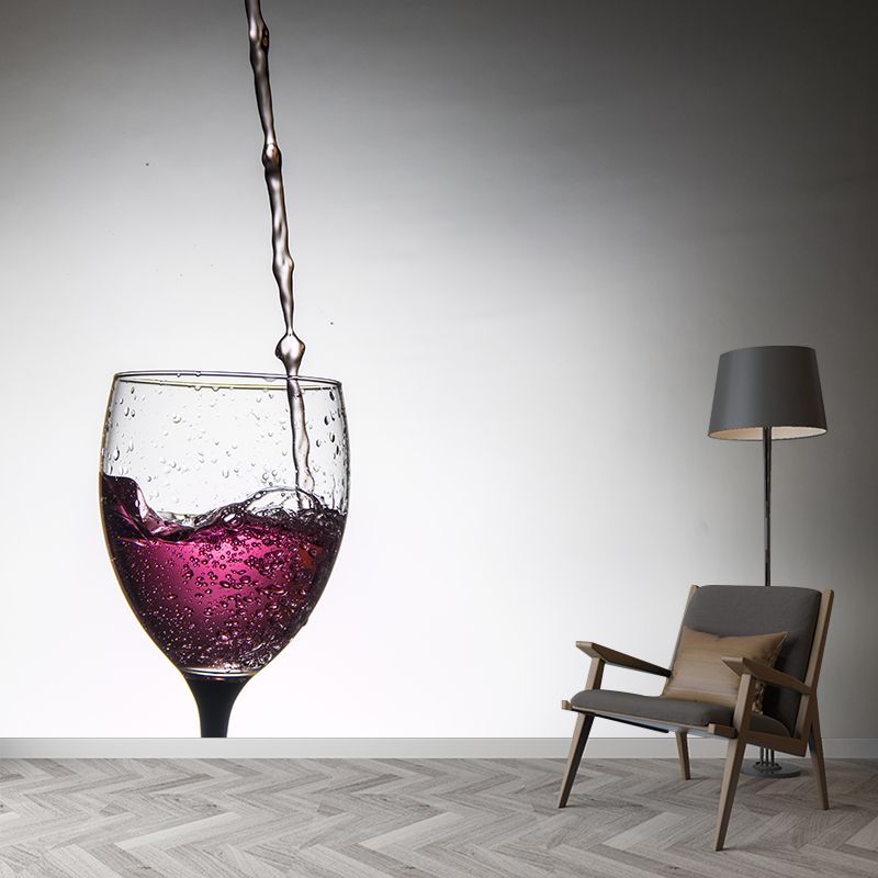 Modern Wine Bar Wall Decor Murals Wine Decoration Stain Resistant, Personalised Size