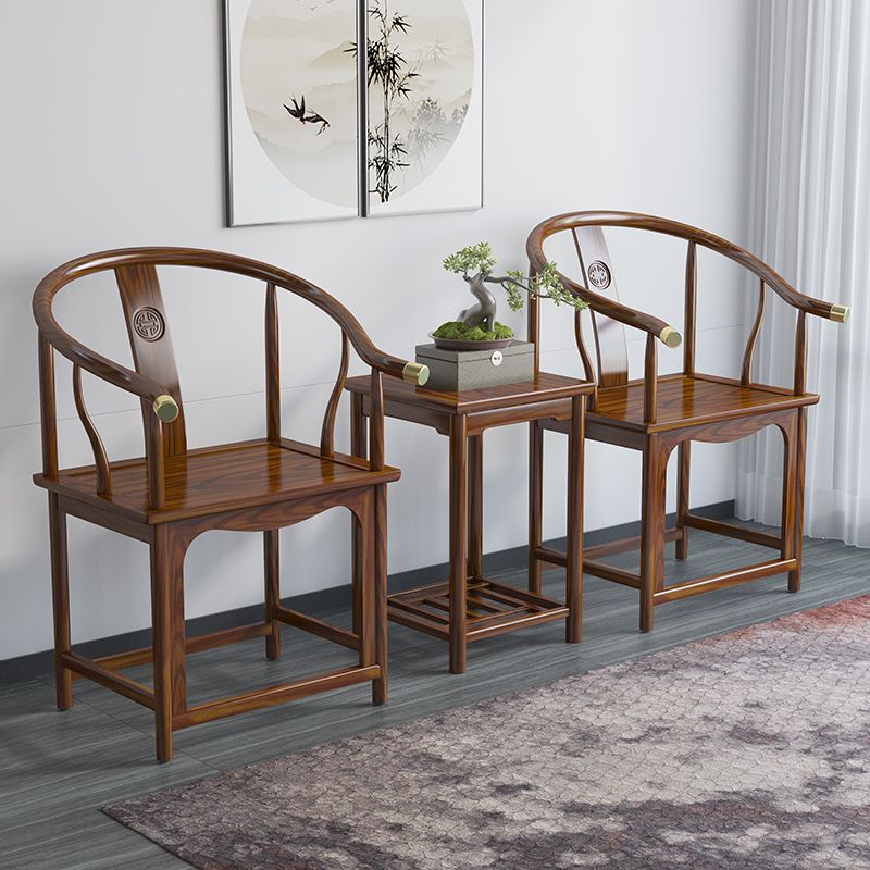 Silla de comedor de madera moderna Silla con brazo trasero Windsor para uso en restaurantes