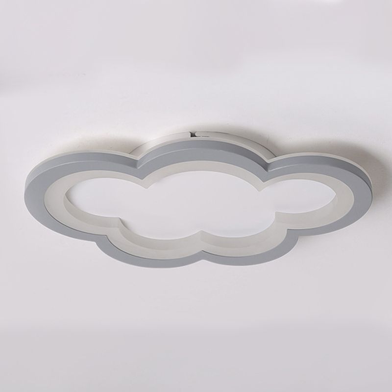 Joli plafonnier LED à motif de nuage, plafonnier pour chambre d'enfant