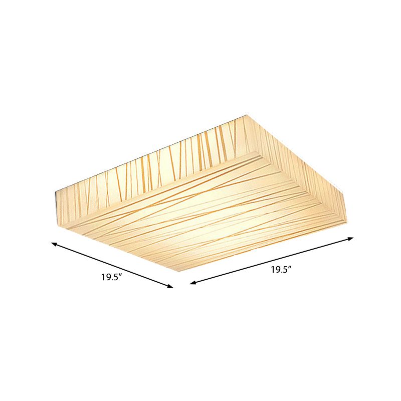 Plafonnier LED carré en acrylique, luminaire de plafond Simple et élégant pour hôtel et bureau, blanc