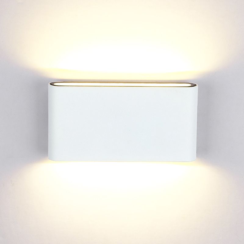 Moderner minimalistischer Stil nach oben und unten LED Wandleuchte Metallwandbeleuchtung für Schlafzimmer