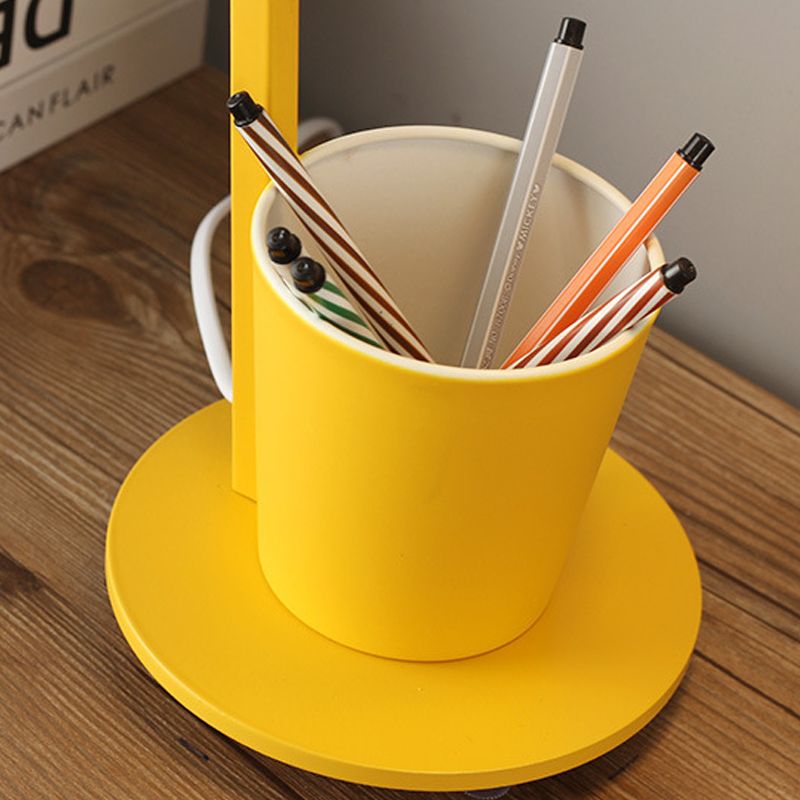 Lámpara de mesa de mesa de timbre de estilo moderno Luz de mesa de una sola luz de metal