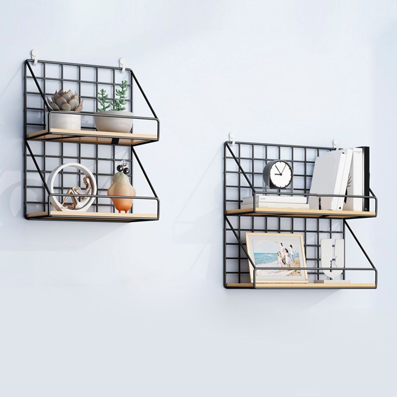 Modern Metal Bookcase, Geometric Bookshelf for Any Room, 6.5" W