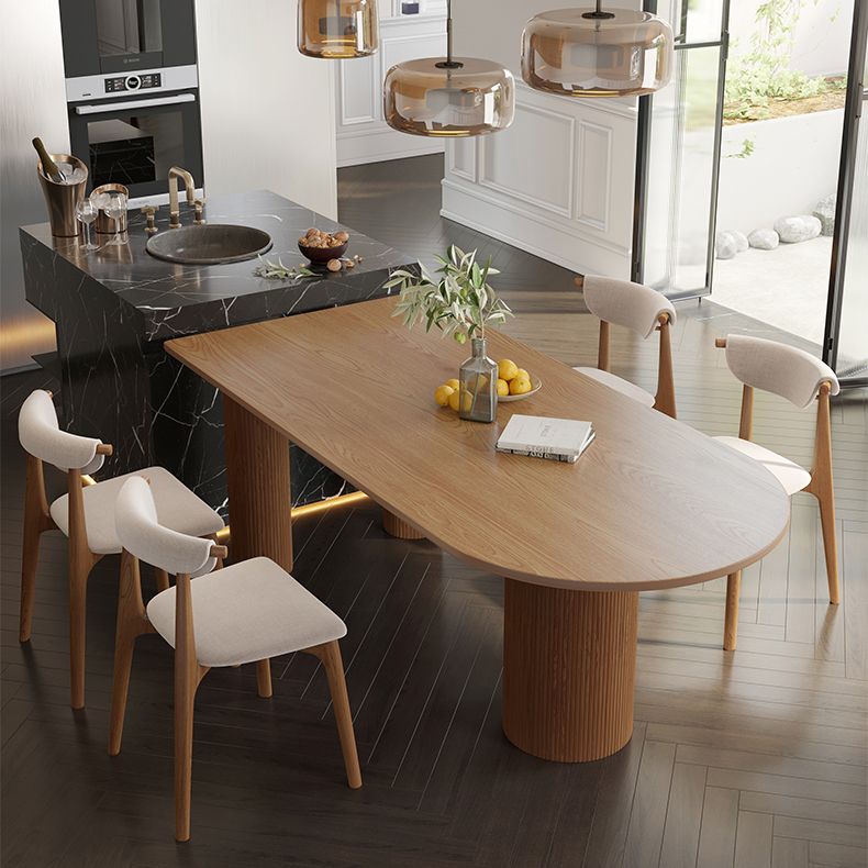 Contemporary Solid Wood Dining Table 3 Legs Dining Table for Dining Room