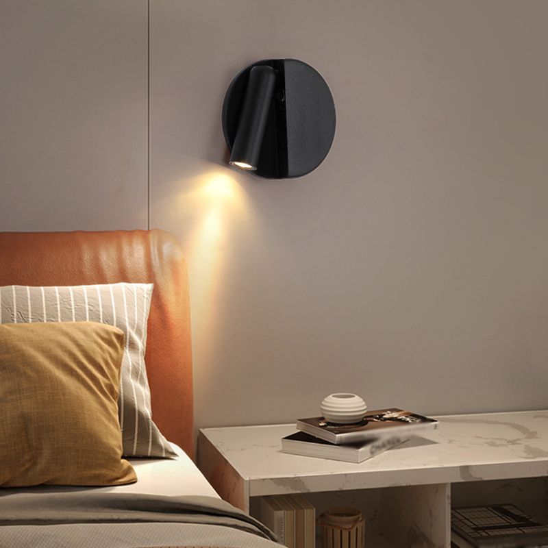 Nordic Style Metal Wall Light Simple Geometry Rotatable Led Wall Lamp for Living Room