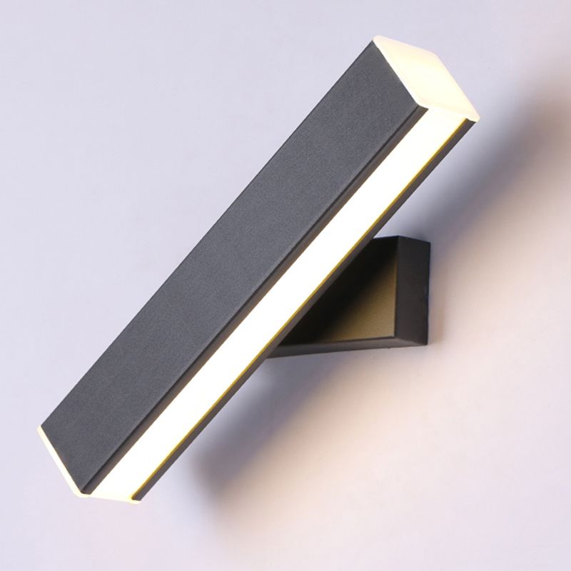 Modern Minimalist Style Rectangle Shade Multe Montate Metal 1 Light Sconce Light Set per camera da letto