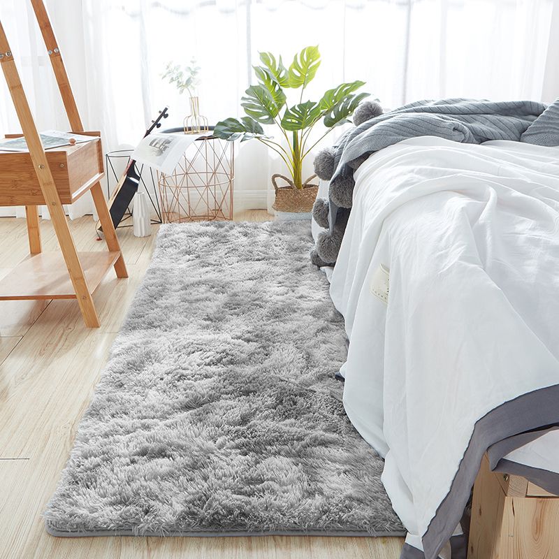 Casual Multi Color Relaxing Rug Fluffy Tie Dye Printed Carpet Anti-Slip Backing Machine Washable Rug for Room