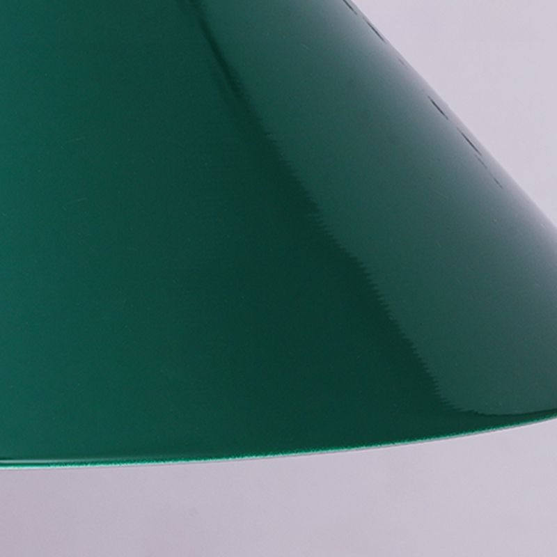 1-Licht-Speisesaal Anhänger Makkaron mehrfarbiger Hanglicht mit konischem Metallschatten