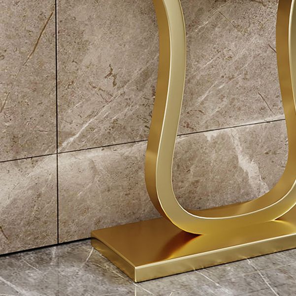 11.81" W Glam Console Accent Table Antique Finish Console Sofa Table