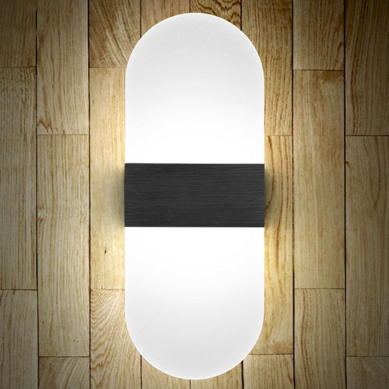 Acrylic Geometric Wall Sconce Lamp Modern Style LED Wall Lighting Fixture for Bedside