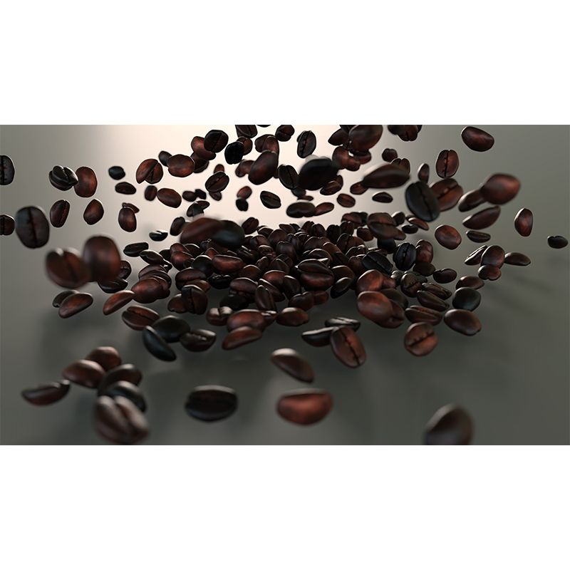 Aromatic Coffee Beans Mural Decal Modern Decorative for Coffee Shop, Waterproofing