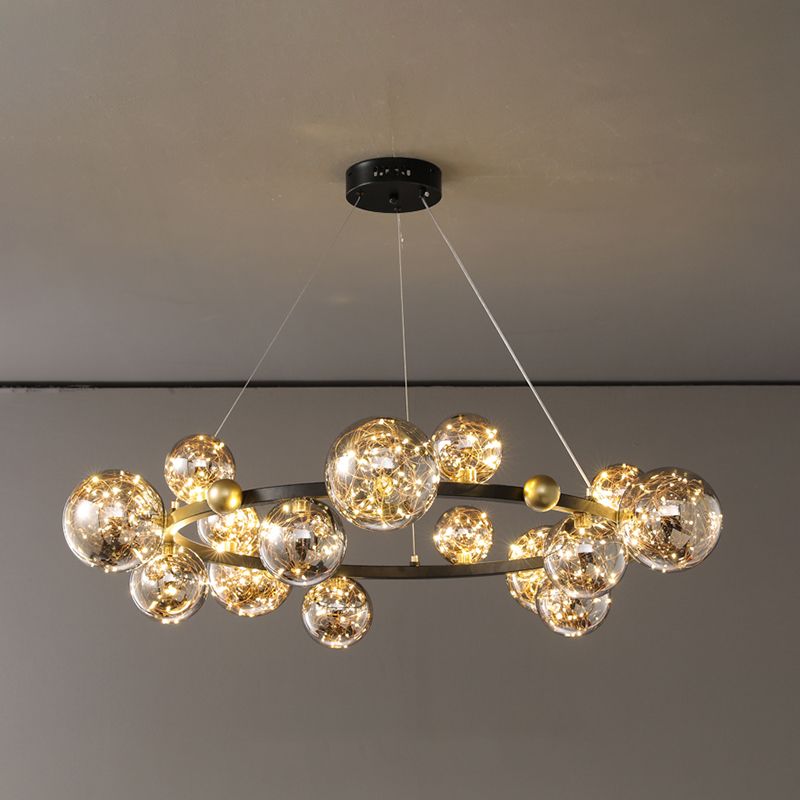 Modern Nordic Simple Style LED Hanging Chandelier Light for Dining Room Living Room Bedroom