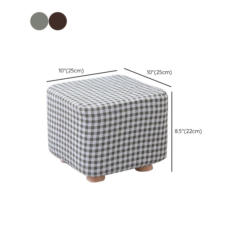 Cotton Standard Stool Modern Style Simple Household Foot Stool