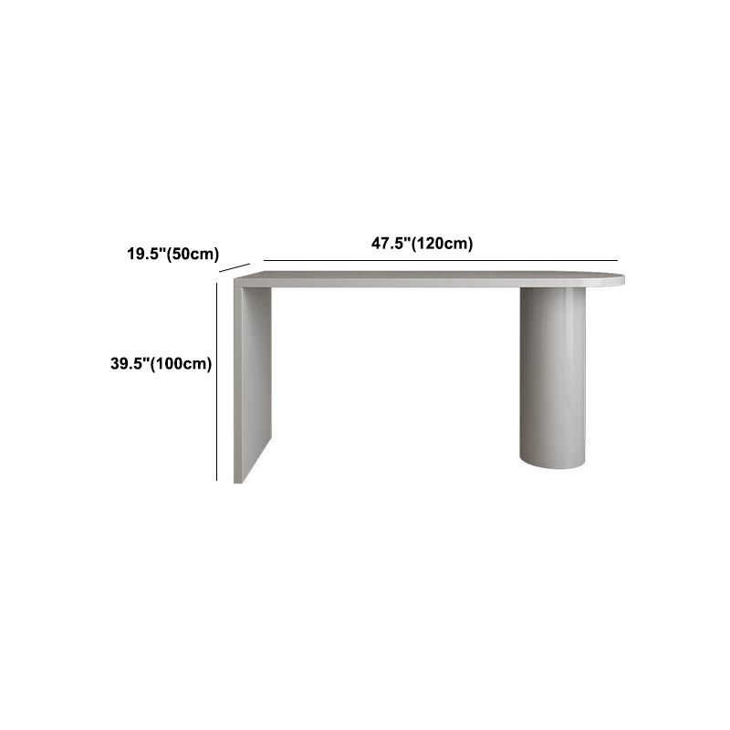 Modern 1/2 Pieces Bar Table Set Pine Wood Counter Table with High Stools for Dining Room