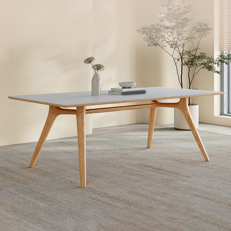 Nordic Dining Room Set 1/4/5/6/7 Pcs Wood Dining Table and Chairs