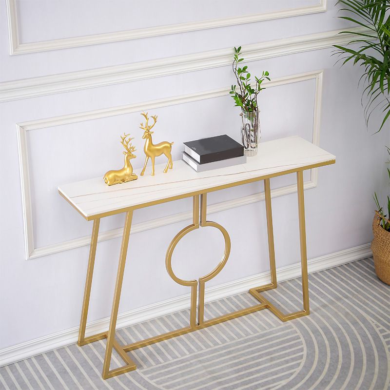 Modern Console Accent Table Antique Finish Sofa Console Table