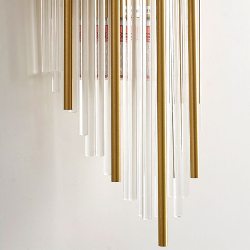 Lámpara de pared de pared de pared de cobre de 2 bombas