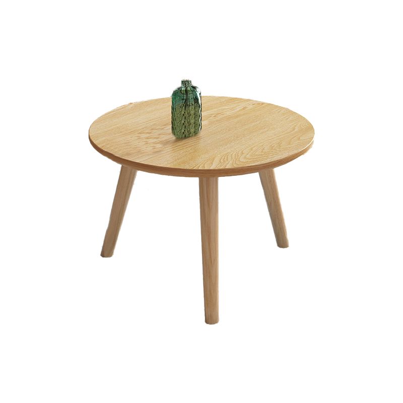 Contemporary Coffee Table Wooden 3 Legs Coffee Cocktail Table
