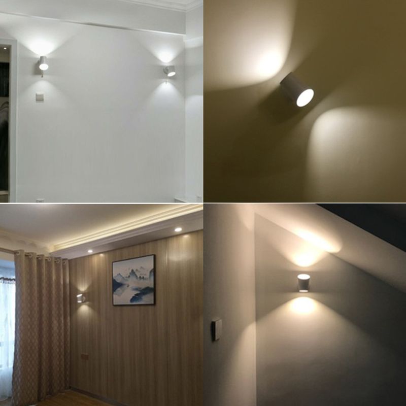 Modern Style Geometric Wall Sconce Metal 1 Light Sconces for Bedroom