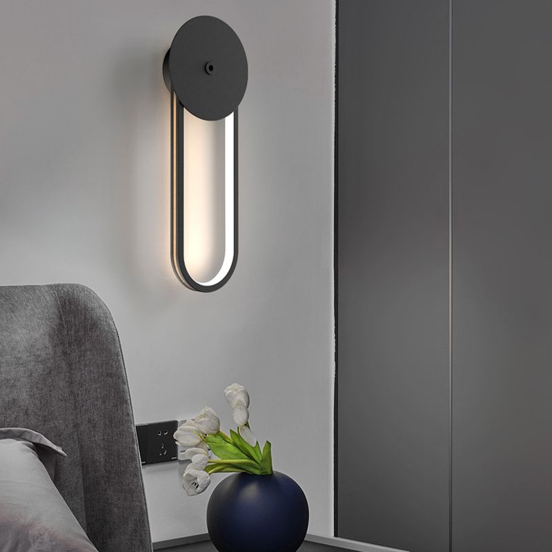 Minimalism Geometric Wall Light Sconce Metal 1 Light Wall Mounted Light