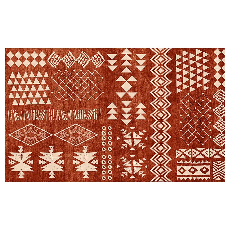 Boheemse tribale patroon Tapijten Multicolor polyester Area Tapijt Non-slip achterste tapijt voor woonkamer