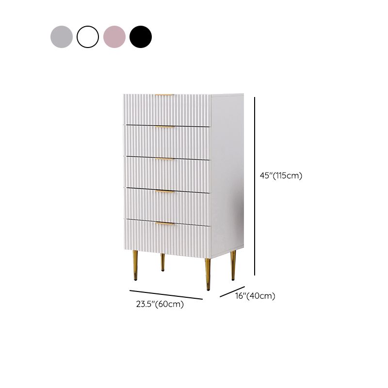 Classic Glam Storage Chest Manufactured Wood Dresser with 2/3/4/5/6 Drawers