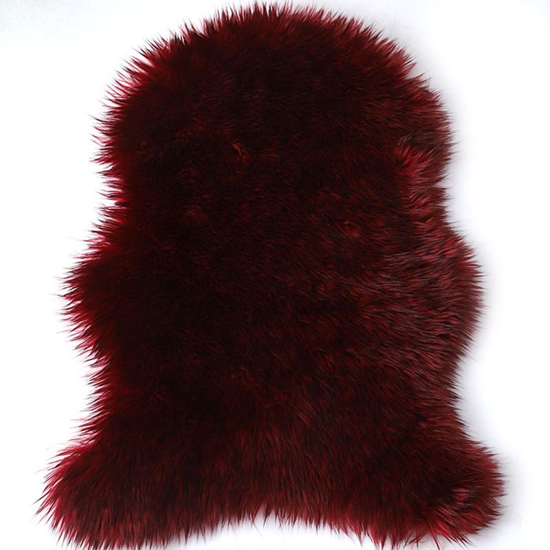 Satiny Multi-Color Casual Rug Fluffy Plain Indoor Rug Non-Slip Machine Washable Stain Resistant Area Carpet for Home