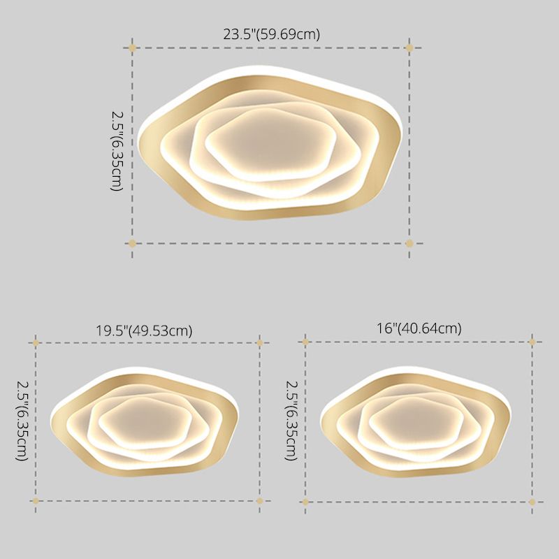 Acryl bloem inbouw plafondarmatuur moderne stijl LED dichtbij plafond verlichtingsarmatuur